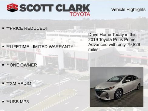 Used 2019 Toyota Prius Prime Advanced FWD image 12