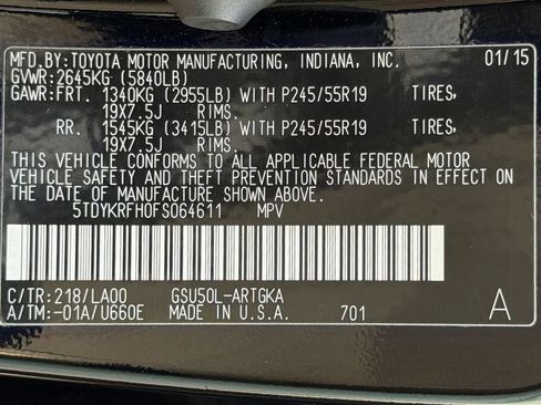 Used 2015 Toyota Highlander Limited image 36