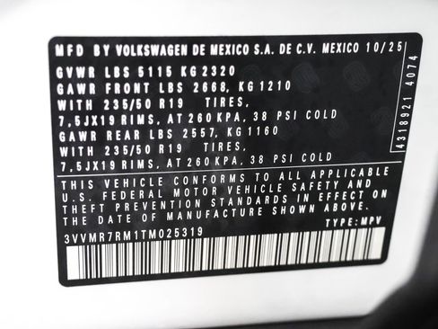 New 2026 Volkswagen Tiguan SE image 48