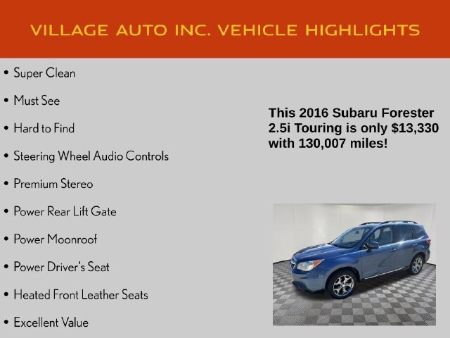 Used 2016 Subaru Forester 2.5i Touring w/ Popular Package #2 AWD/4WD image 7