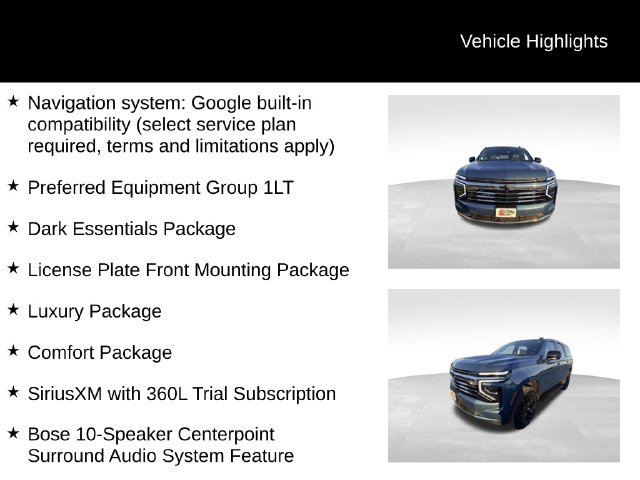 Used 2025 Chevrolet Tahoe LT w/ Comfort Package AWD/4WD image 13