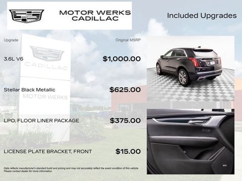 Certified 2024 Cadillac XT5 Premium Luxury w/ LPO, Floor Liner Package image 9