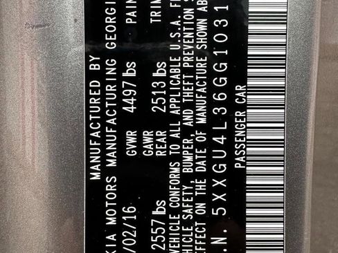 Used 2016 Kia Optima EX w/ Premium Package image 19