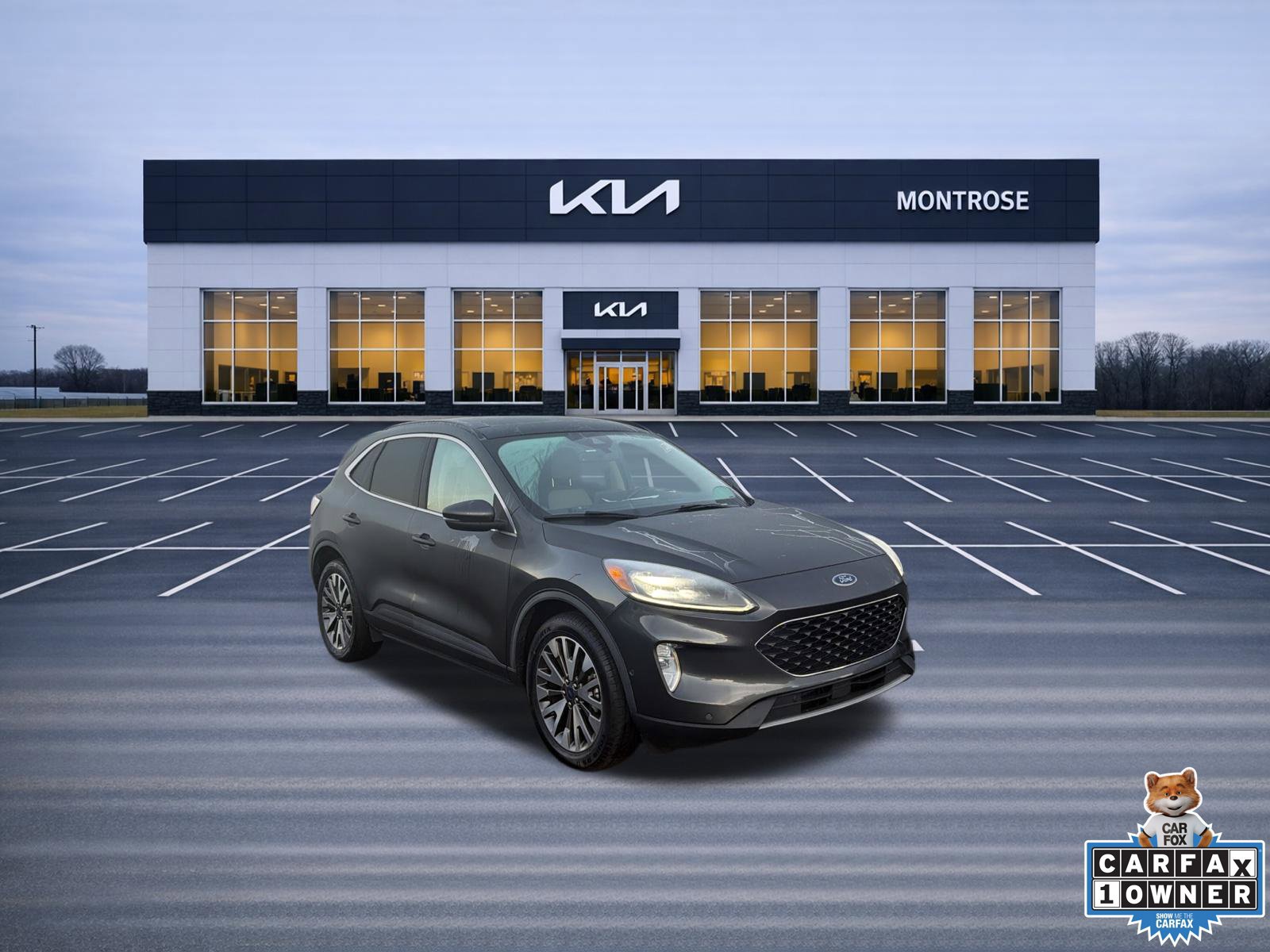 Used 2020 Ford Escape Titanium w/ Titanium Premium Package 2.0 AWD/4WD image 3