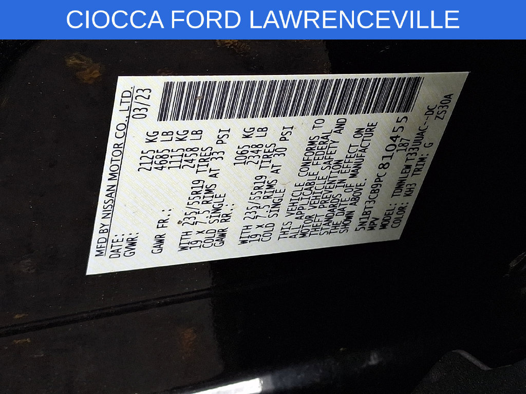 Used 2023 Nissan Rogue SL AWD/4WD image 30