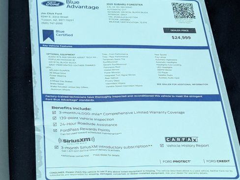Used 2020 Subaru Forester Limited w/ Popular Package #3 AWD/4WD image 14