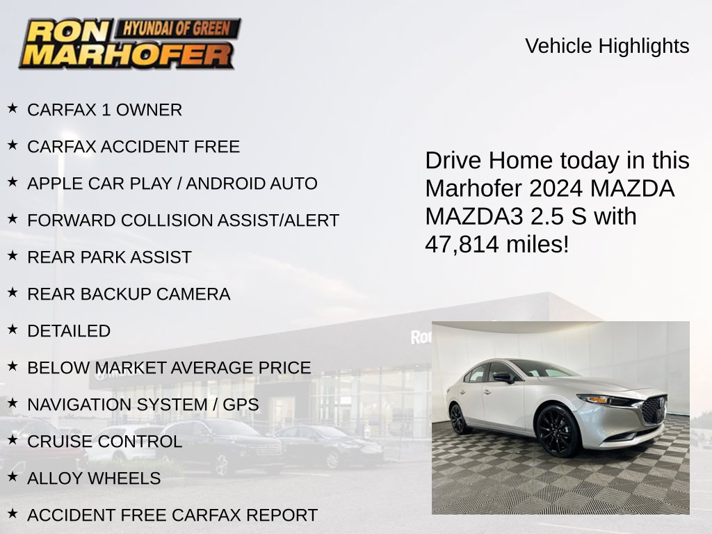 Used 2024 MAZDA MAZDA3 s FWD image 14