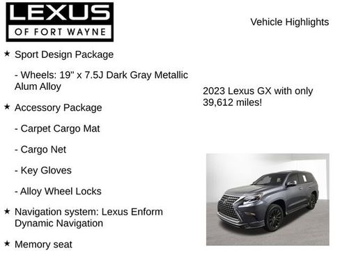 Used 2023 Lexus GX 460 Luxury w/ Sport Design Package AWD/4WD image 8