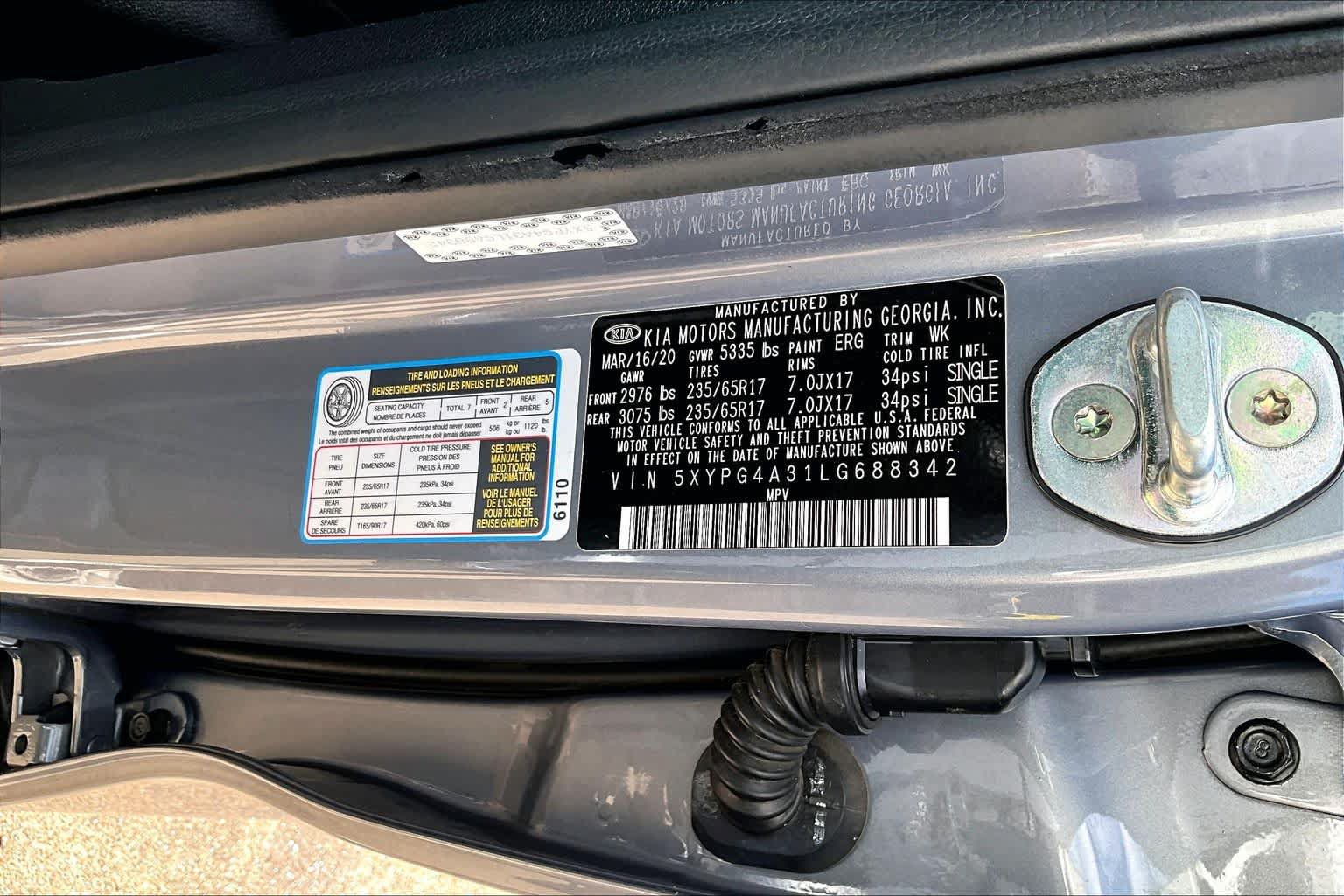 Used 2020 Kia Sorento L FWD image 33