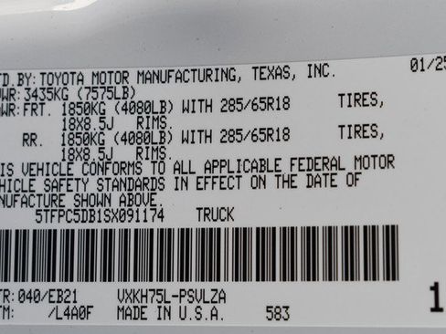 Used 2025 Toyota Tundra TRD Pro image 34