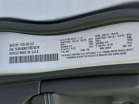 New 2026 Jeep Grand Cherokee L Limited AWD/4WD image 19