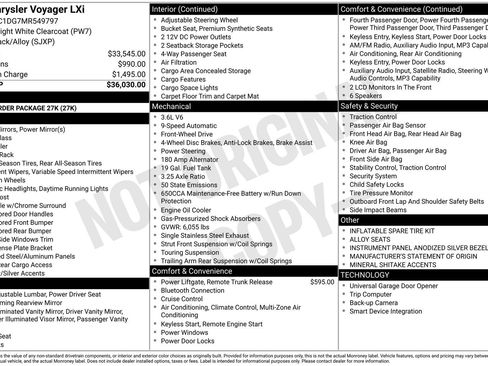 Used 2021 Chrysler Voyager Lxi FWD image 2