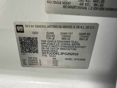 Used 2023 GMC Sierra 1500 SLT w/ SLT Premium Package image 20