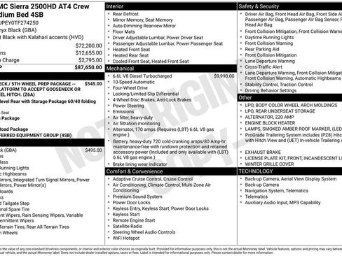New 2026 GMC Sierra 2500 AT4 AWD/4WD image 16