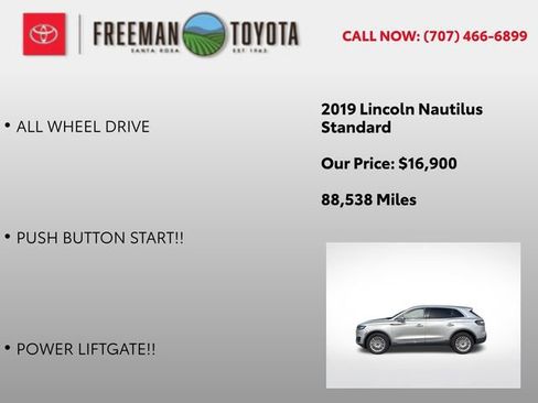 Used 2019 Lincoln Nautilus Premier AWD/4WD image 9