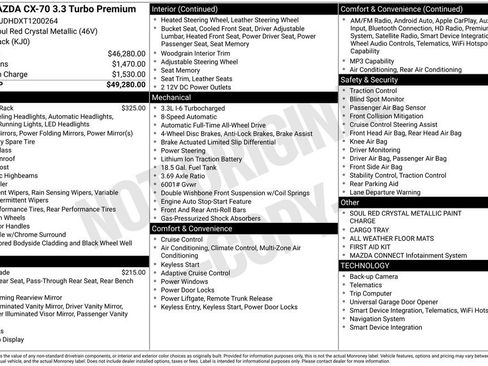 New 2026 MAZDA CX-70 3.3 Turbo w/ Premium Package image 29
