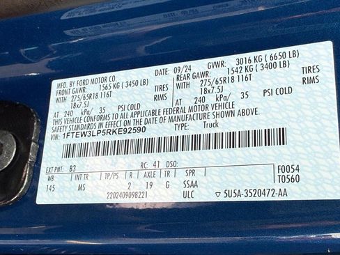Certified 2024 Ford F150 XLT AWD/4WD image 30