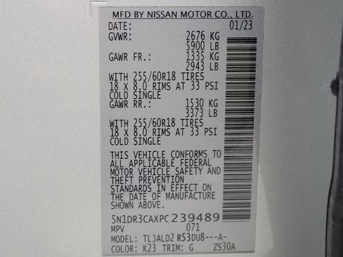 Used 2023 Nissan Pathfinder SL FWD image 33
