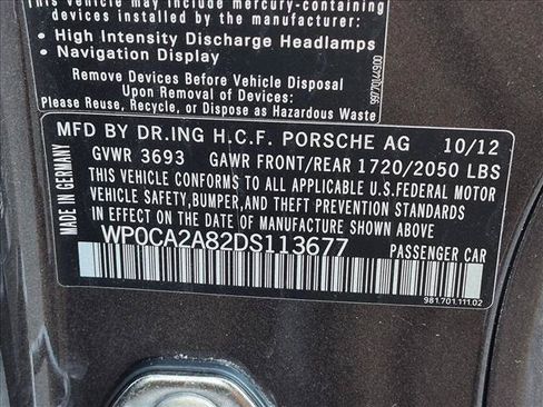 Used 2013 Porsche Boxster RWD image 19