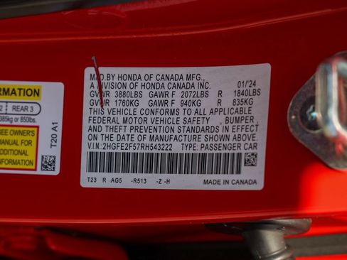Used 2024 Honda Civic Sport image 33