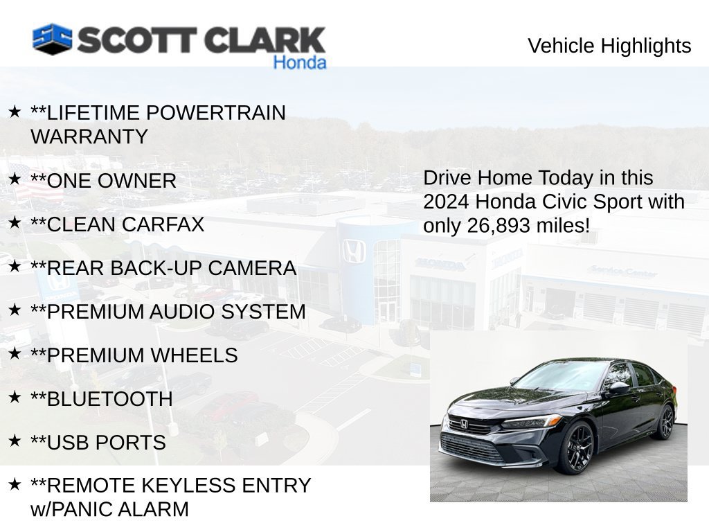 Used 2024 Honda Civic Sport image 11