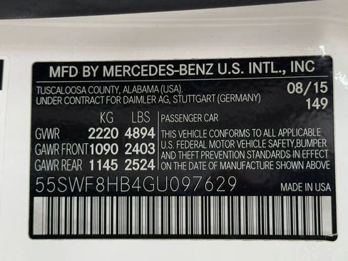 Used 2016 Mercedes-Benz C 63 AMG S image 65