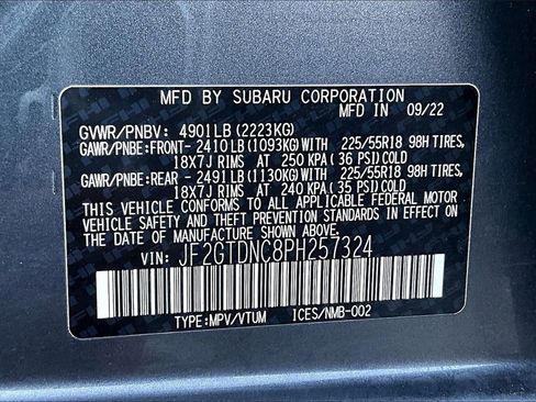 Used 2023 Subaru Crosstrek Hybrid w/ Moonroof Package w/Navigation image 19