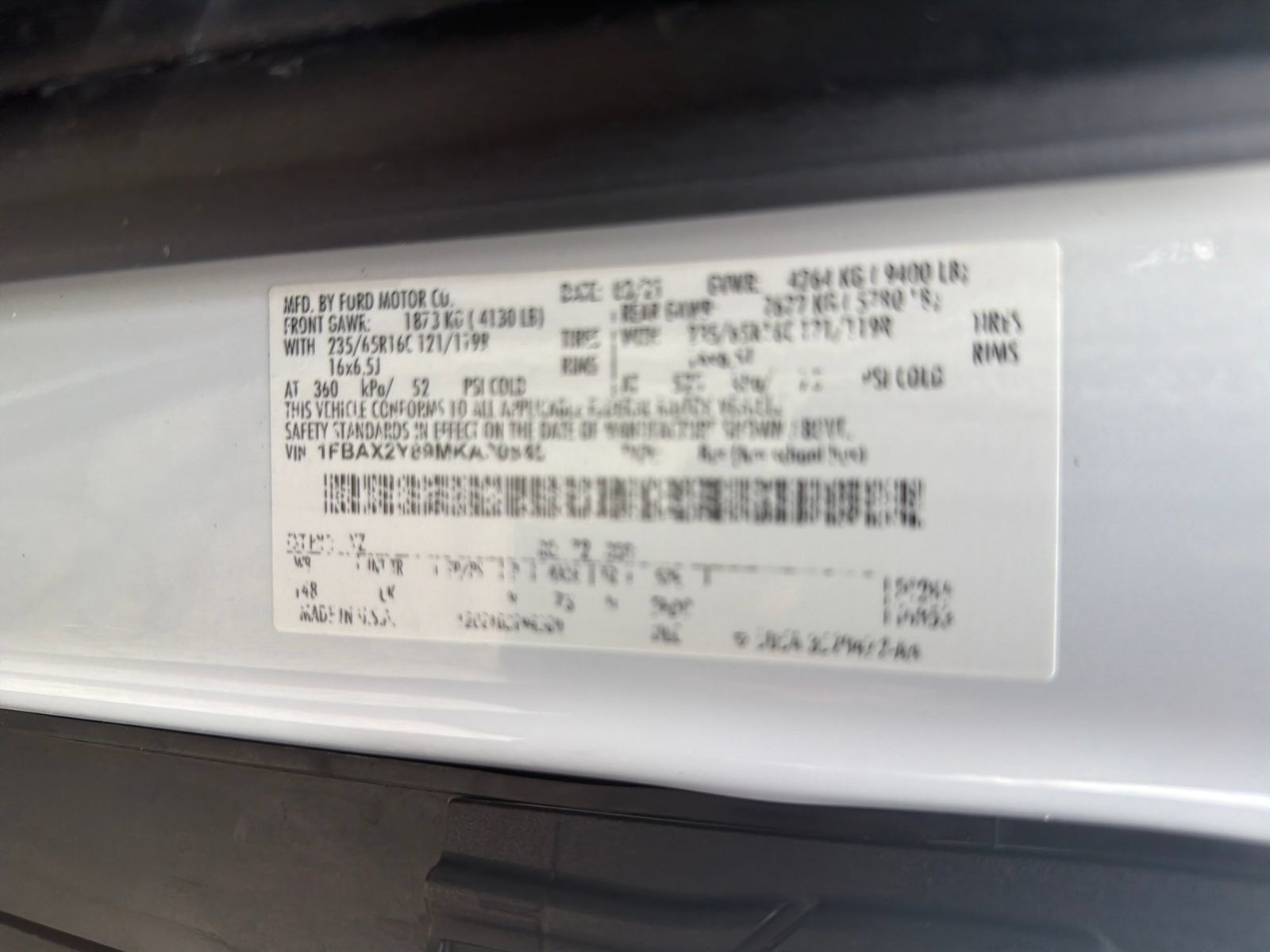 Used 2021 Ford Transit 350 XLT RWD image 30