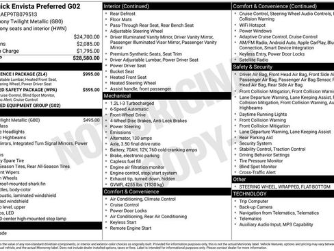 Used 2026 Buick Envista Preferred w/ Convenience I Package image 1