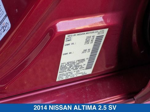 Used 2014 Nissan Altima 2.5 SV w/ Convenience Package image 37