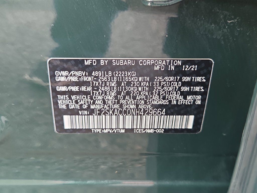 Certified 2022 Subaru Forester AWD/4WD image 39