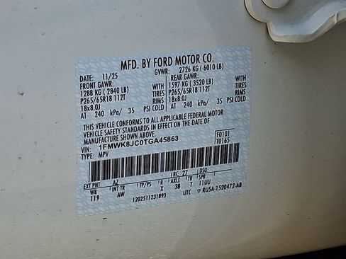 New 2026 Ford Explorer Tremor w/ Tremor Ultimate Package AWD/4WD image 19
