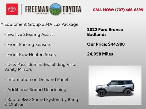 Used 2022 Ford Bronco Badlands AWD/4WD image 9