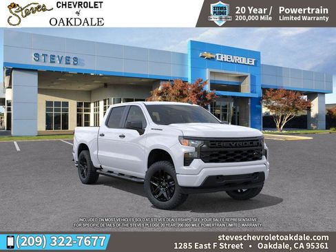 New 2026 Chevrolet Silverado 1500 Custom w/ Turbomax Blackout Package image 1