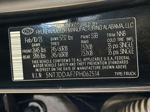 Used 2023 Hyundai Santa Cruz SEL Premium w/ Cargo Package AWD/4WD image 12