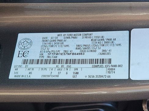 Used 2022 Ford F150 XLT w/ Trailer Tow Package image 28