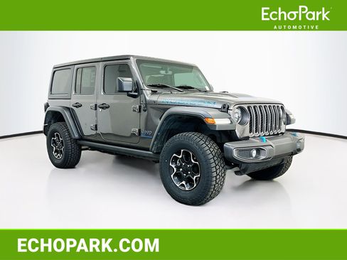Used 2023 Jeep Wrangler Unlimited Rubicon 4xe w/ Cold Weather Group AWD/4WD image 1