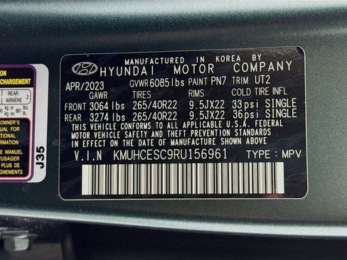 Certified 2024 Genesis GV80 3.5T Prestige Signature AWD/4WD image 34