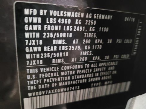 Used 2016 Volkswagen Tiguan SE AWD/4WD image 33