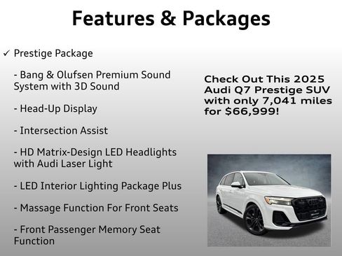 Used 2025 Audi Q7 3.0T Prestige w/ Prestige Package image 24