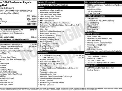Used 2018 RAM 3500 Tradesman w/ Power & Remote Entry Group