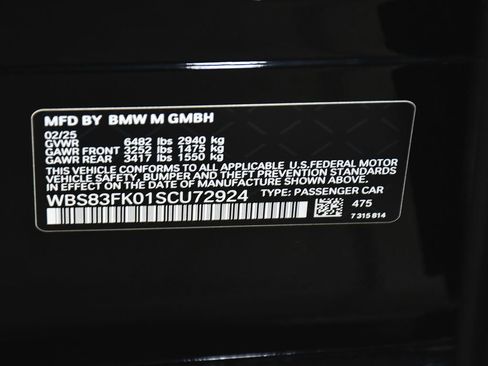 Used 2025 BMW M5 w/ Executive Package AWD/4WD image 23
