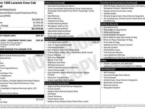 Used 2025 RAM 1500 Laramie w/ Bed Utility Group AWD/4WD image 2