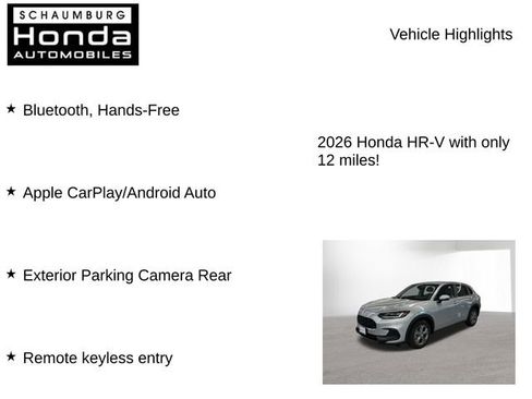 New 2026 Honda HR-V LX image 8