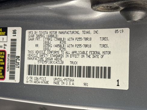 Used 2019 Toyota Tundra SR5 RWD image 37