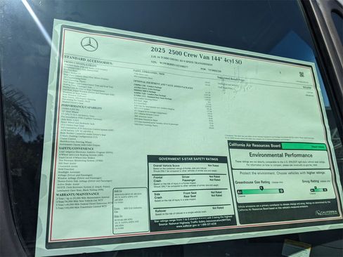 New 2025 Mercedes-Benz Sprinter 2500 image 16