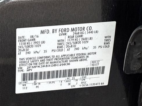 Used 2016 Ford Edge Titanium w/ Equipment Group 302A image 36