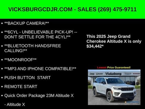 New 2025 Jeep Grand Cherokee Altitude image 5