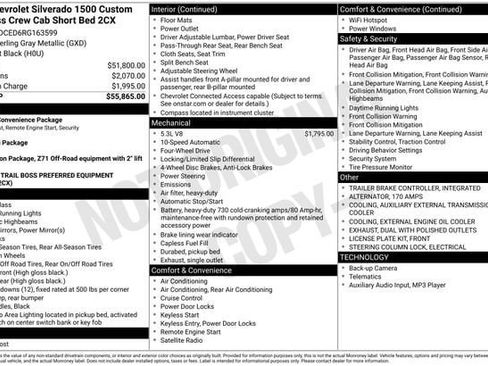 Used 2024 Chevrolet Silverado 1500 Custom Trail Boss image 6