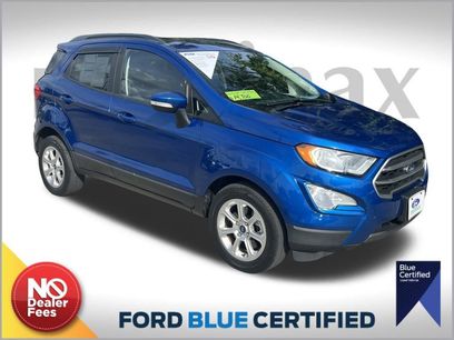 Certified 2019 Ford EcoSport SE